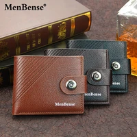 men wallet luxury leather solid mini wallet short purses clutch coin credit card holder business male money bag carteira