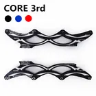 Core3 линейная рама для скоростных роликовых коньков, 4 колеса, 90 мм, 100 мм, 110 мм, основа для коньков Powerslide Core 3, 13,2 дюйма, 12,5 дюйма, 11,8 дюйма, 150 дюйма, 165 мм, 195 мм