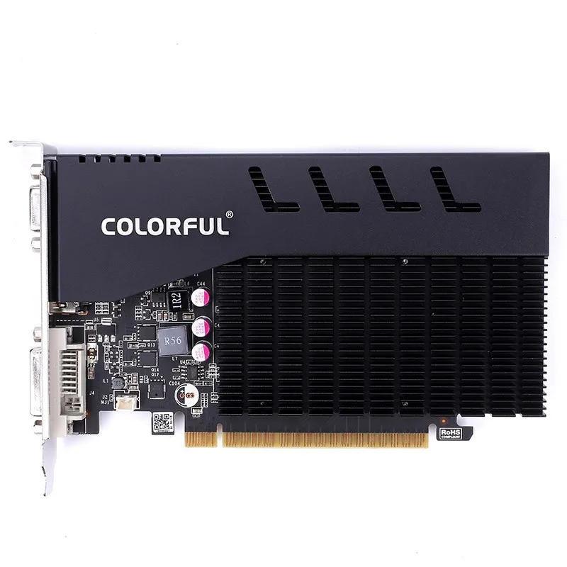 Красочные GeForce GT710 NF 1GD3 NVIDIA GPU VIDIEO карты DVI VGA HDMI