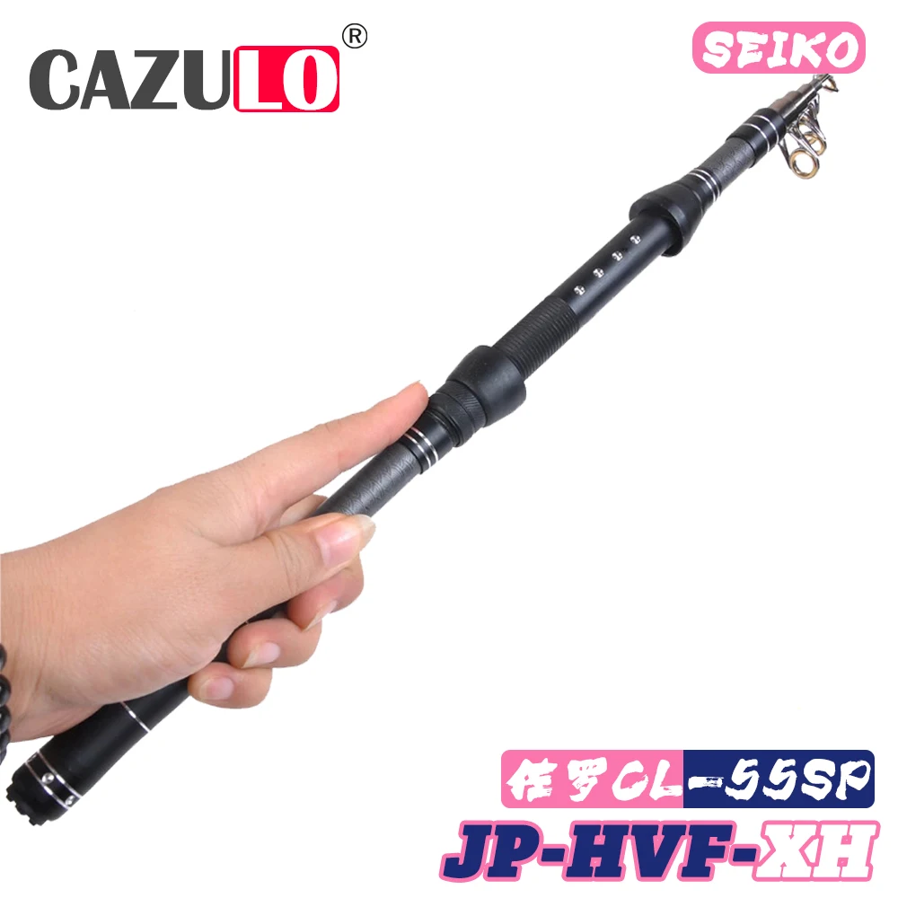 

Ultrashort Telescopic Fishing Rod Mini Spinning Peche En Mer Vara De Pesca Vara Telescopica XH Olta Ultralight Rod Easy To Carry