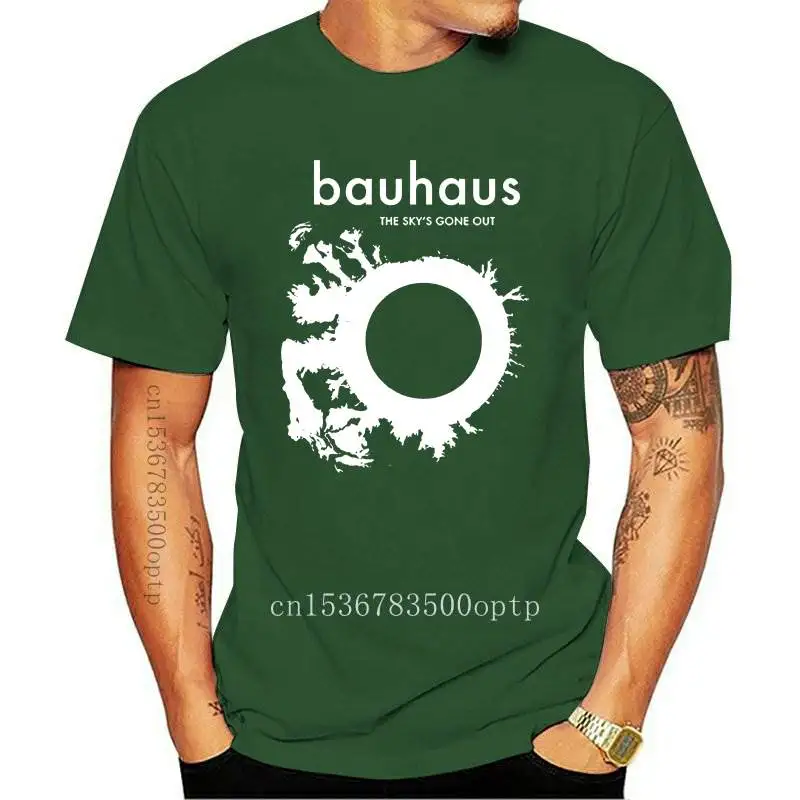 

Новинка, футболка BAUHAUS, футболка с надписью The Skys, футболка в стиле панк, Готическая рубашка в стиле рок, футболка с эмблемой Bauhaus