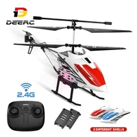 deerc remote control helicopter altitude hold rc planes with gyro for kid beginner 2 4g aircraft indoor flying boys toys de51