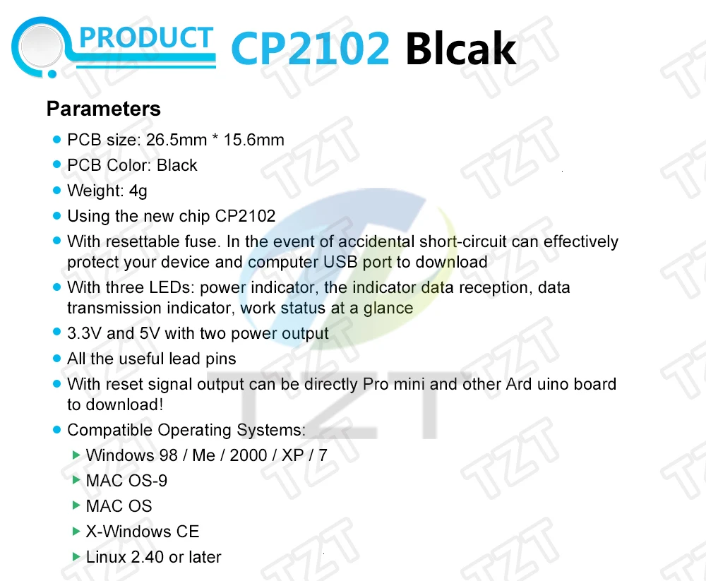 CP2102 USB 2,0 UART ttl 5PIN Соединительный модуль последовательный преобразователь STC Замена FT232 CH340 PL2303 CP2102 MICRO USB для aduino