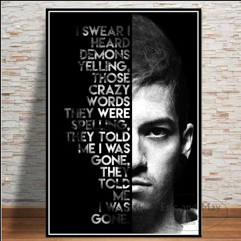 Картина на холсте с музыкальной группой Twenty One Pilots настенные картины для гостиной