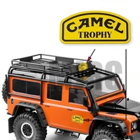 1pcs metal trx4 camel trophy badge logo sticker for 110 scale rc crawler trax trx 4 d90 d110