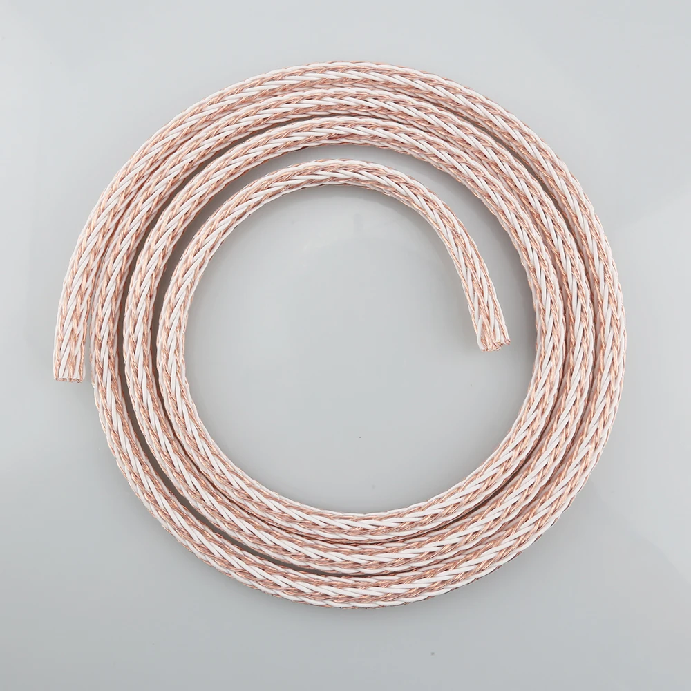 Один метр 24 ядра 12TC высокочистый провод OCC кабель для динамика шнур питания