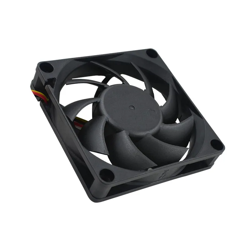 

New YY7015H12S 70mm Mute Quiet 3-wire DC 12V 0.18A Computer PC CPU Heatsink Cooling Fan 70*70*15mm