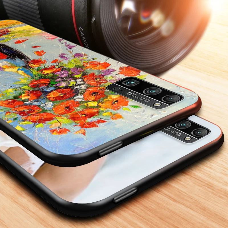 

Wine Vintage Art for Honor View 30i 30S 30 20S 20 20i 20E V20 10X 10i 10 9X 9S 9A Pro Plus Lite Black Phone Case