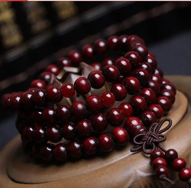 LETSFUN Изящные Ювелирные изделия натуральное Новое дерево Лаосская красная