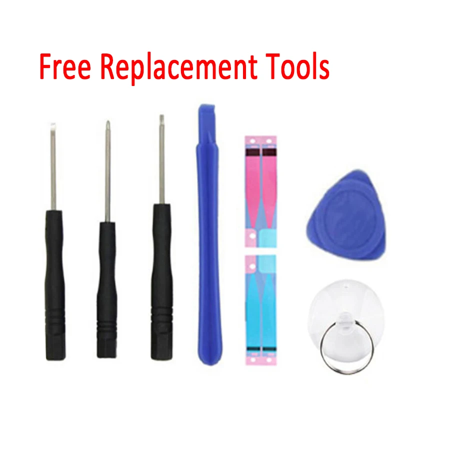 С бесплатными инструментами литиевая батарея высокой емкости для iPhone 6 6P 6S 6SP 7