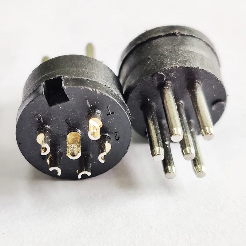 

1000pcs/lot 6 Pin DIN Male Plug Soldering DIN Insert Plug Wholesales