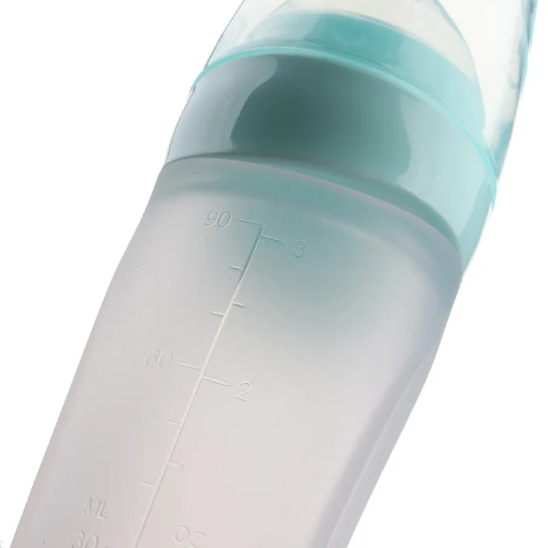 Силиконовая обучающая бутылочка для кормления 90 мл рисовая ложка пищевая