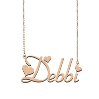 debbi name necklace custom name necklace for women girls best friends birthday wedding christmas mother days gift