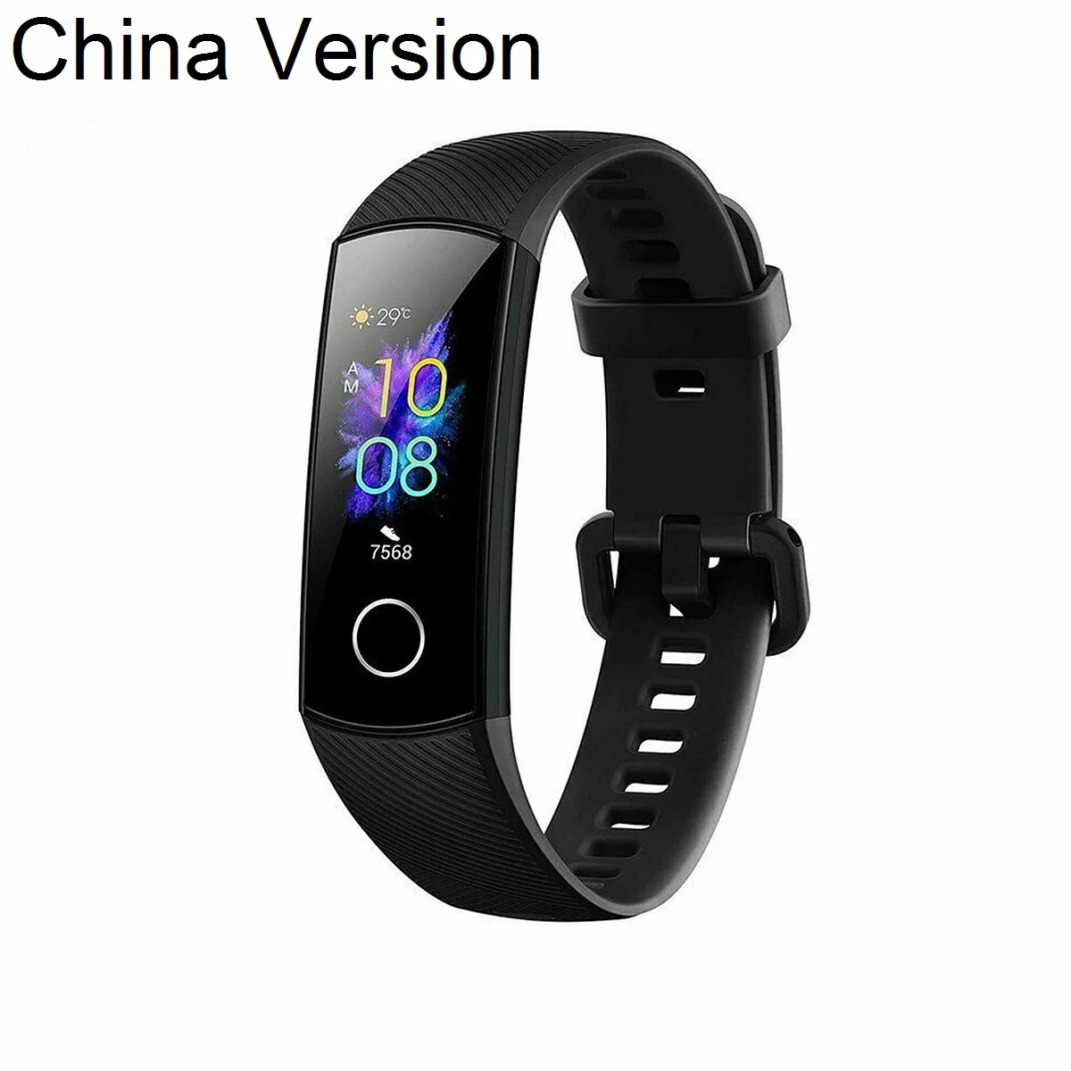 China Black Смарт-часы huawei Honor band 5 AMOLED Смарт-часы huawei кровяное кислородное сердце яростный ftness трекер сна swiming sport trakcer gps - Цвет: China Black