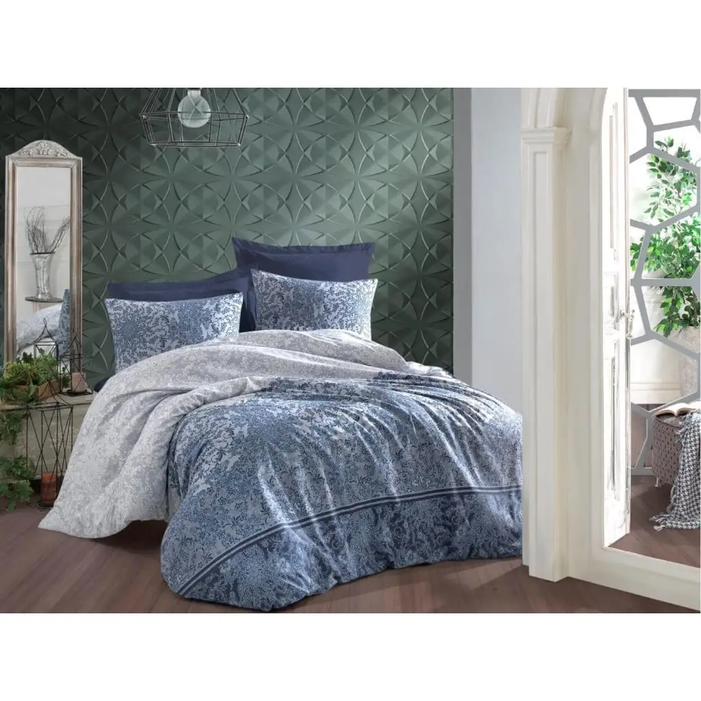 

Dark Blue Double Personality Duvet cover set