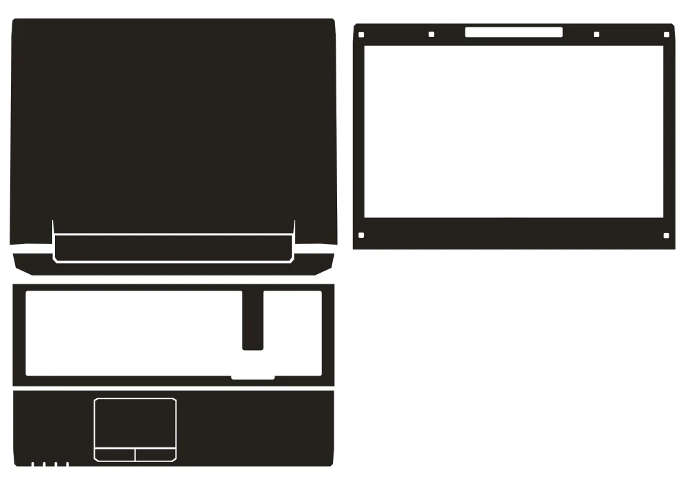 KH ноутбука углеродного волокна кожа стикеры кожного покрова для asyus G74 G74SX G74SW G74S 17