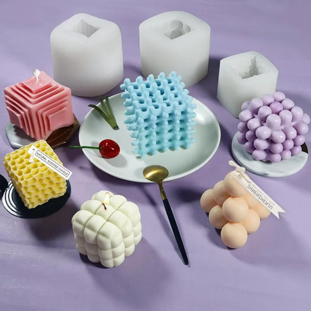 

Soft Useful Food Grade Silicone Casting Molds Silicone 3D Silicone Mold Non-stick for Making Soap