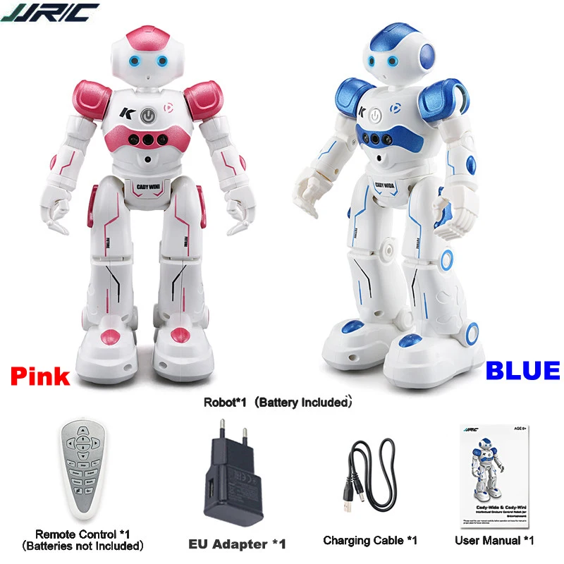 RC HOBBY JJRC R2 USB Charging Singing Dancing Gesture Control RC Robot Toy Blue Pink For Kids Children Gift Presents