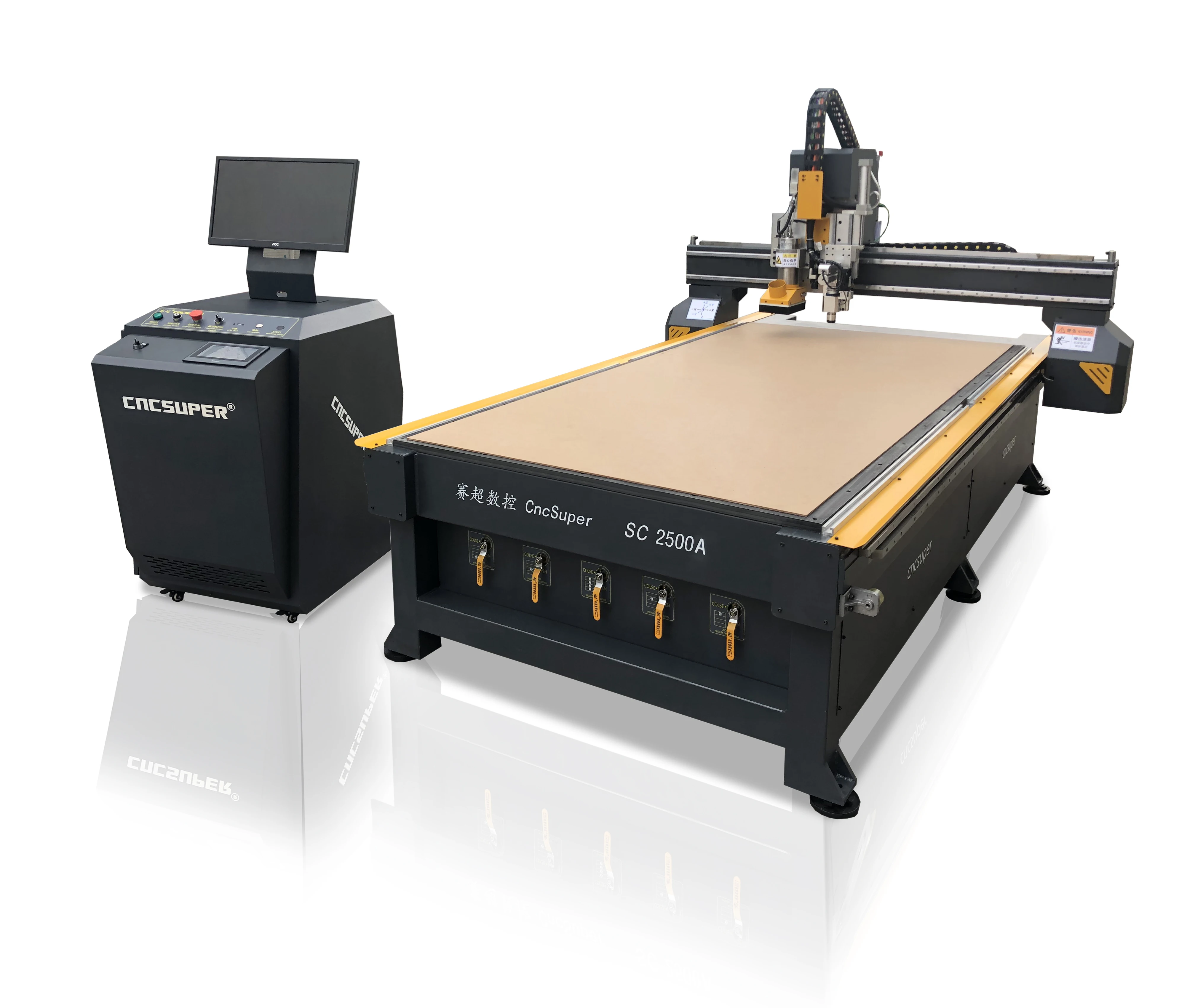 Сертифицированный CE акриловый фрезерный станок с ЧПУ 3D камерой и осциллирующим