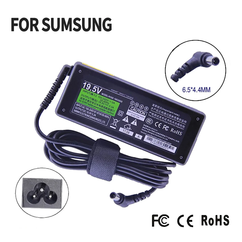 Замена для Sony 19 5 V 3.3A 6 5*4 4 мм 65 Вт PCGA AC19V1 AC71 VGP AC19V43 AC19V44 AC19V48 PCG 705|replacement screen toshiba