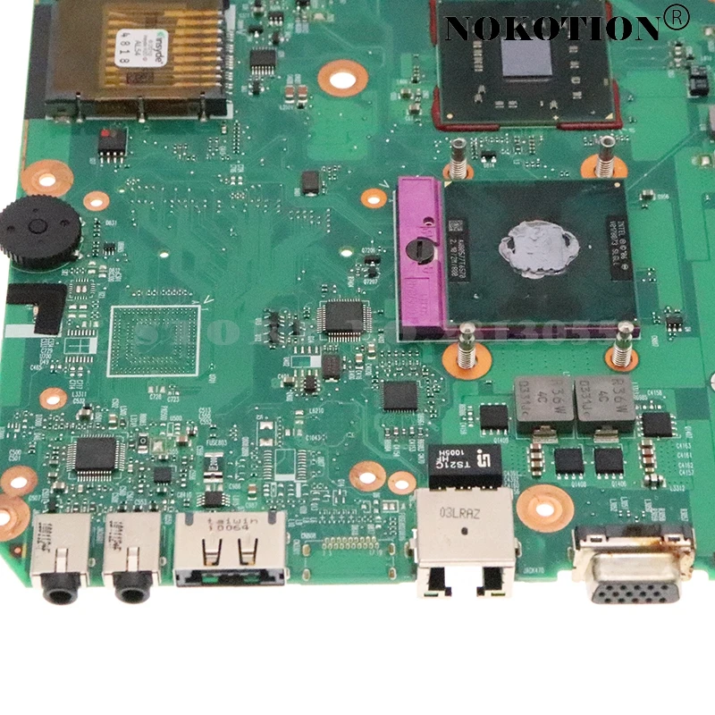 Материнская плата NOKOTION V000185550 6050A2302901 для ноутбука TOSHIBA Satellite L505 L500 GL40 DDR3 бесплатный