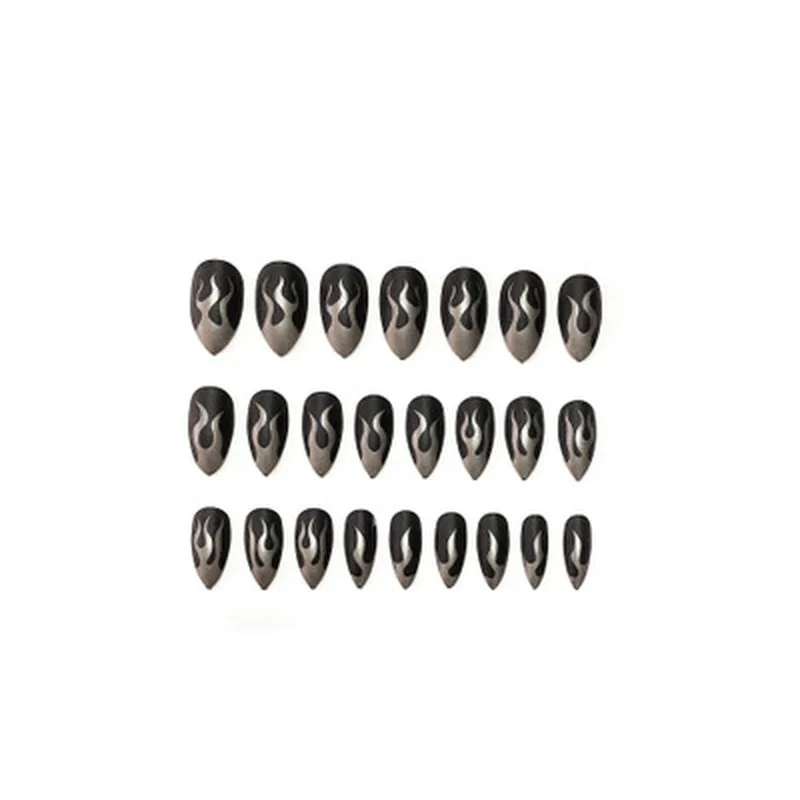 Накладные ногти с клеем 24 шт. накладные для французского маникюра наклеиваемые