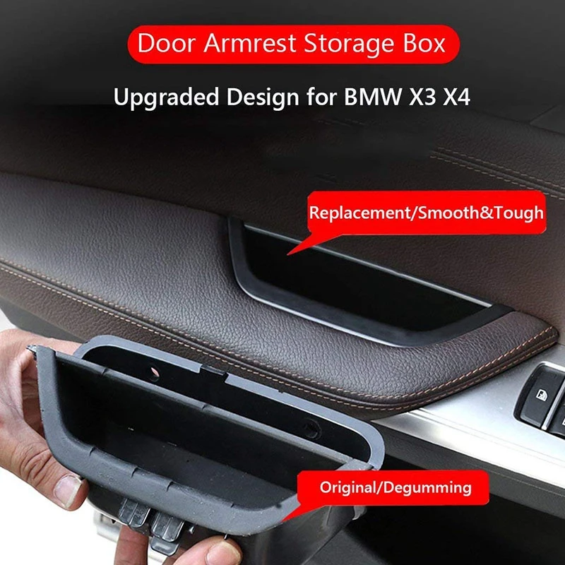 Для BMW X3 X4 дверь подлокотник коробка для хранения драйвер боковой двери отсек