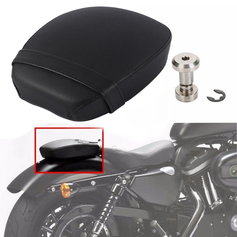 Мотоциклетные задние пассажирские сиденья подушка седло Pillion для Sportster XL 48 883 1200
