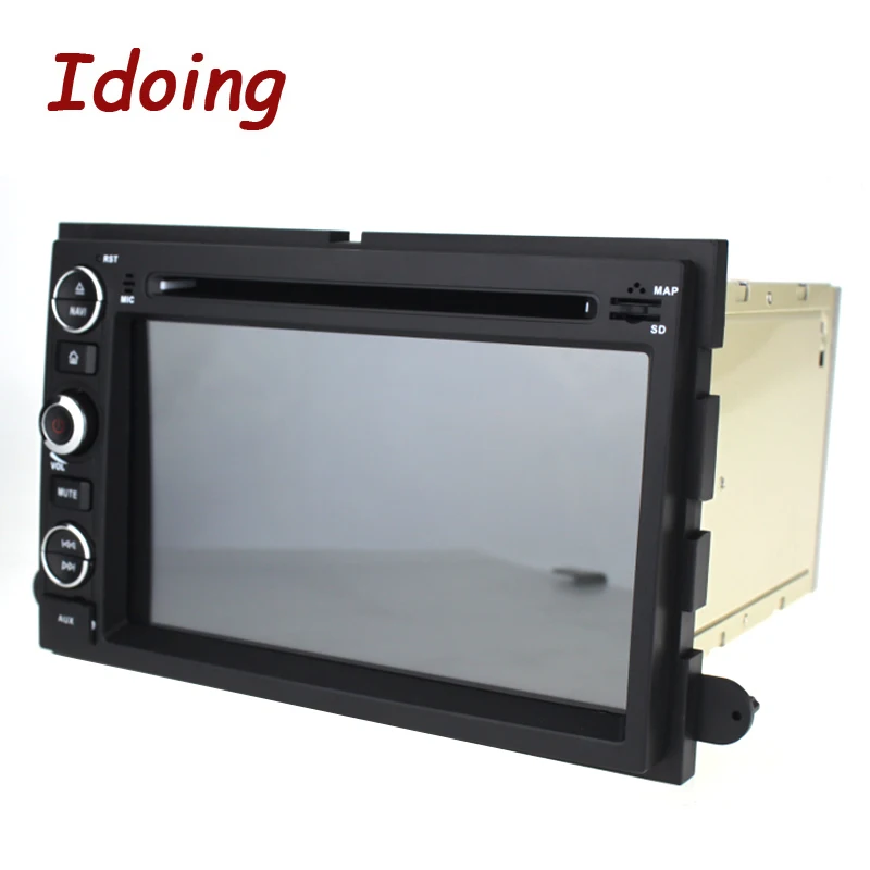 Автомагнитола Idoing 2DIN Android 10 7 дюймов DVD мультимедийный плеер для Ford Fusion Explorer Edge