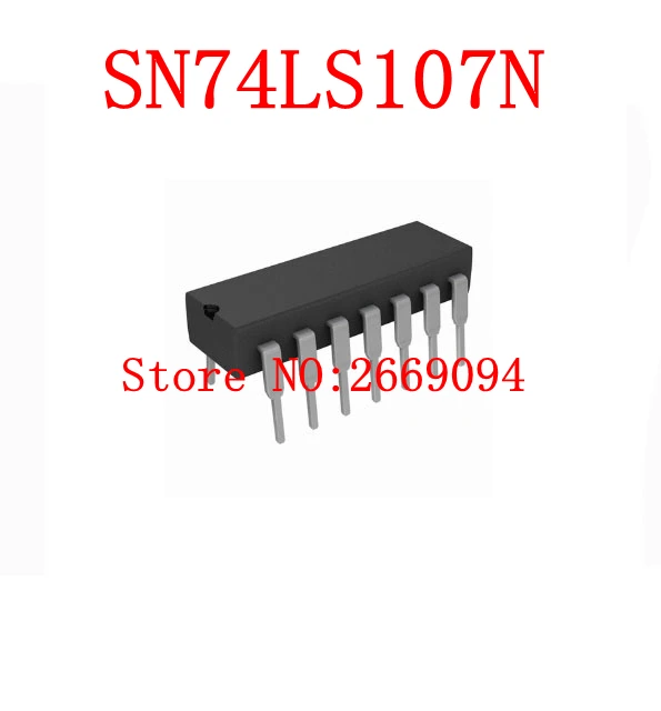 10 шт./50 шт./100 шт. SN74LS107N 74LS107N 74LS107 DIP14 SN74LS107AN HD74LS107AP новая и оригинальная интегральная