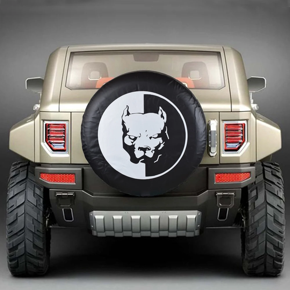 

Heavy-Duty PVC Leather Spare Wheel Tire Cover Case Pouch Protector Bag For Ford Troller Ecosport Nissan Patrol SAFARI GRX