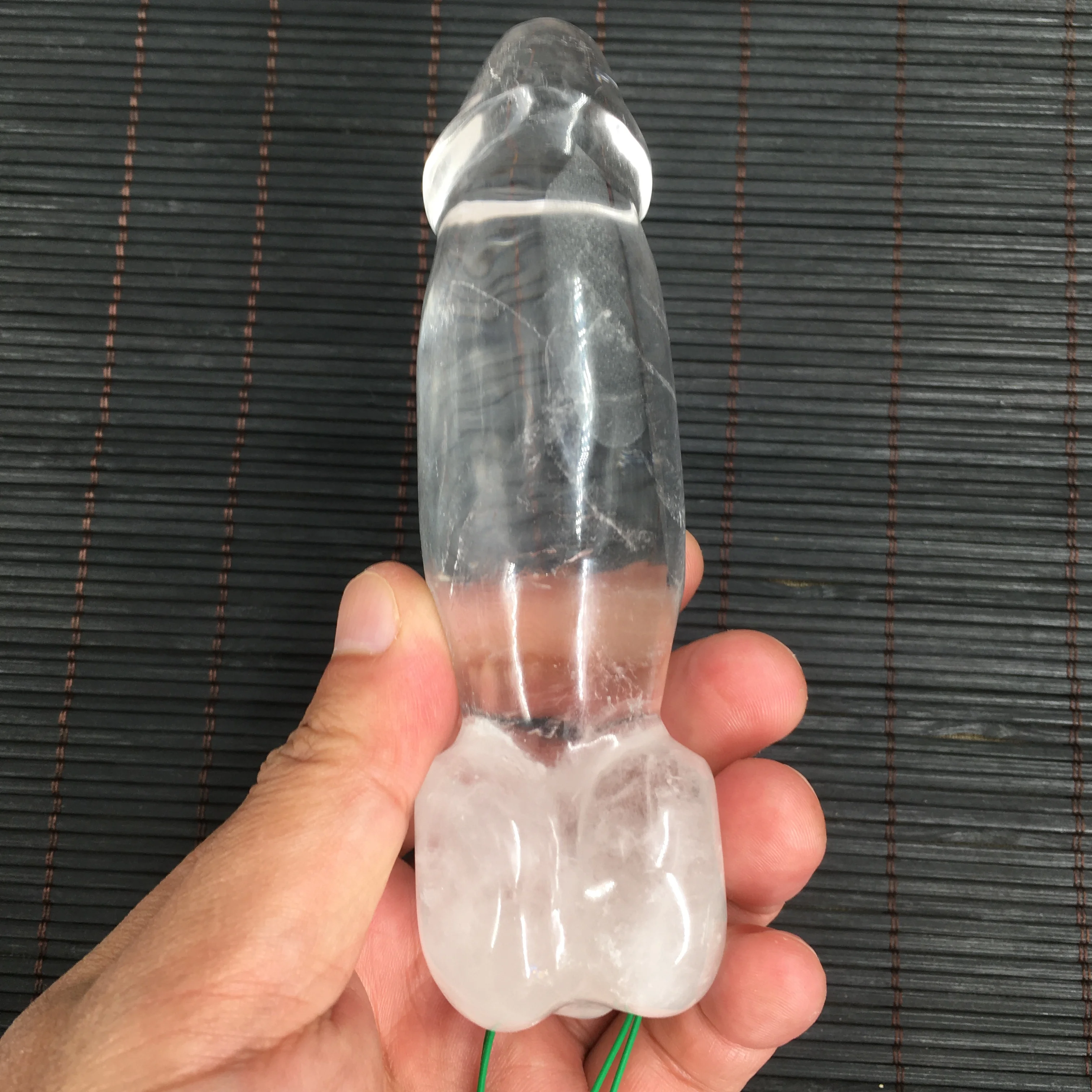 NATURAL quartz Crystal Carved Powerful Dick/the penis worship T6 | Дом и сад