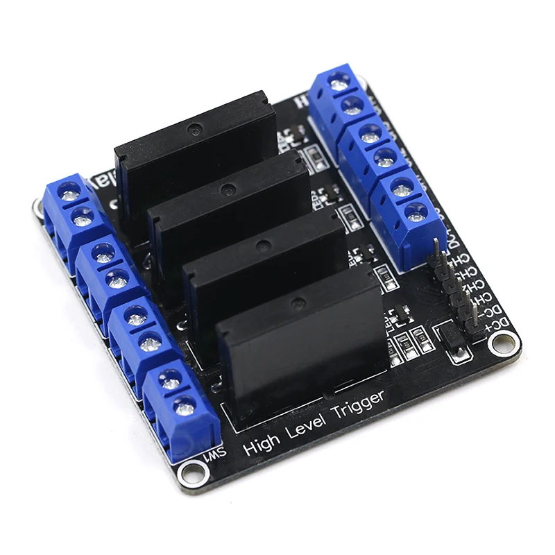 1 2 4 8 канальный 5 В DC релейный модуль твердотельный высокий уровень SSR AVR DSP G3MB-202P реле для Arduino