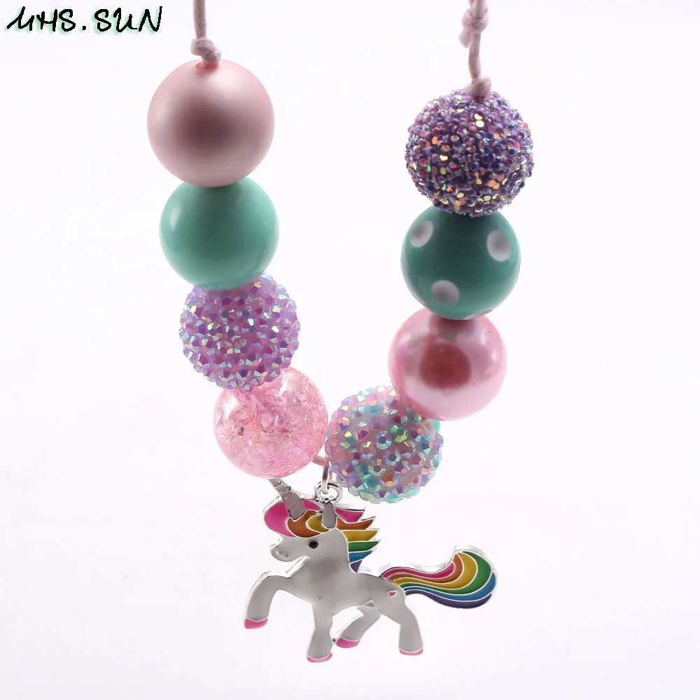 Служба. Солнце комплект массивной бижутерии единорог кулон для маленьких