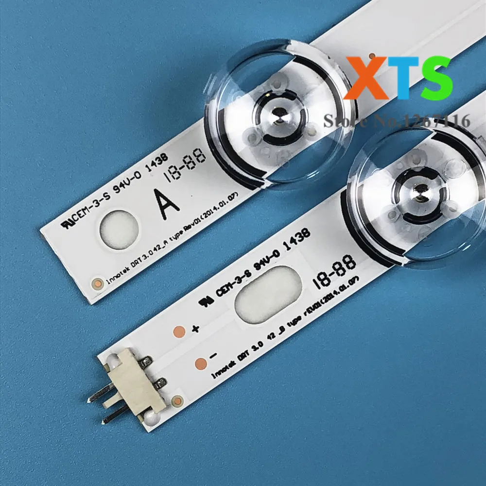 100% Новинка 80 шт. (40 * A 40 B) светодиодный полоски для LG INNOTEK DRT 3 0 42 &quot A/B Тип 6916L 1709B 1710B