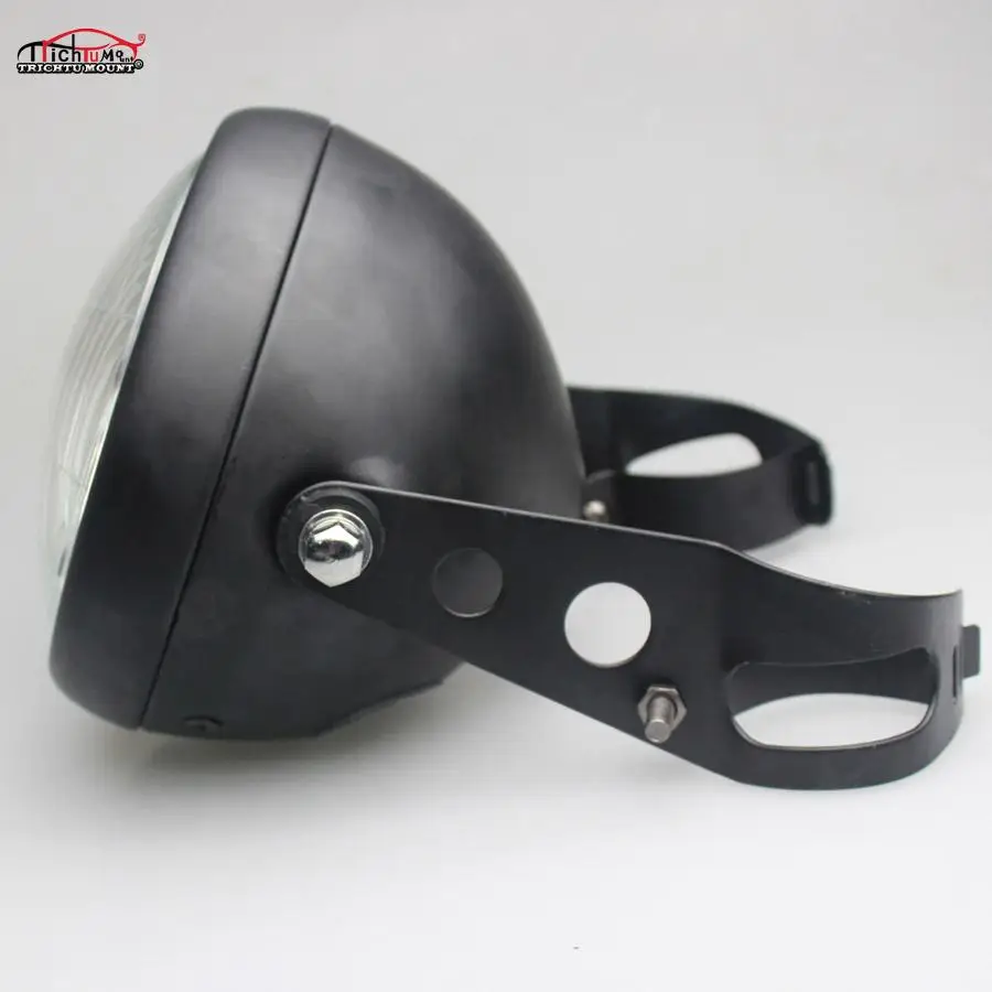 Motorcycle 35W Front Headlight Head Lamp Metal Bracket Kits For CG125 GN125 Harley Cafe Racer Honda Universal |