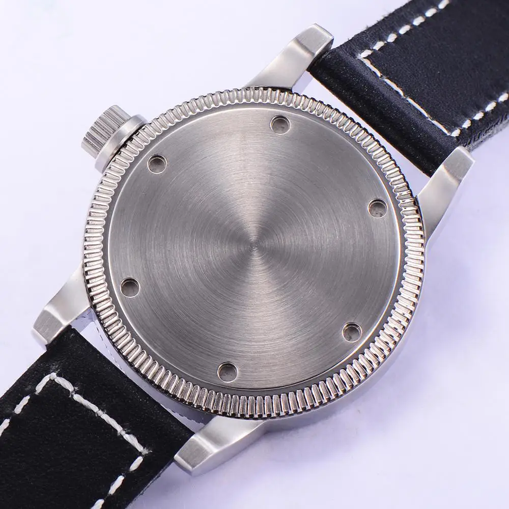 Corgeut Luxury brand46mm stainless steel case sapphire glass night glow dial hands men's mechanical watch 3600/6497hand winding |