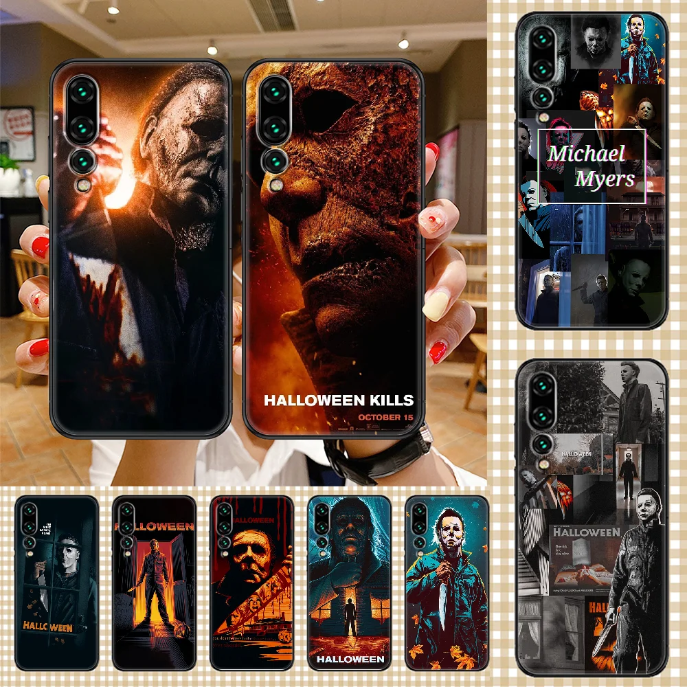 Halloween Kills Michael Myers Horror Phone case For Huawei P Mate P10 P20 P30 P40 10 20 Smart Z Pro Lite 2019 black art