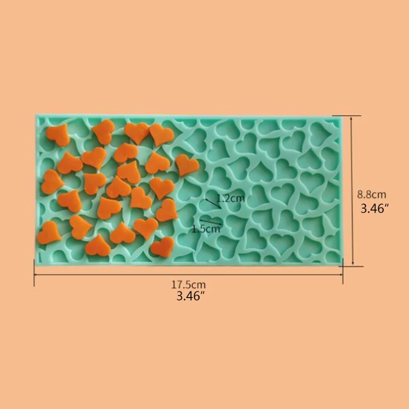 

Silicone Heart mold for Wax Melts Molds Heart Silicone Mould Silicon Food Moulds Candy Chocolate Melts Molds DIY Wax Melt