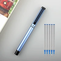luxury metal pen8022 executive roller ball pen 3 color options stationery office supplies writing pen