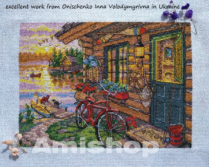 Бесплатная доставка высокое качество прекрасный Набор для вышивки крестиком вид