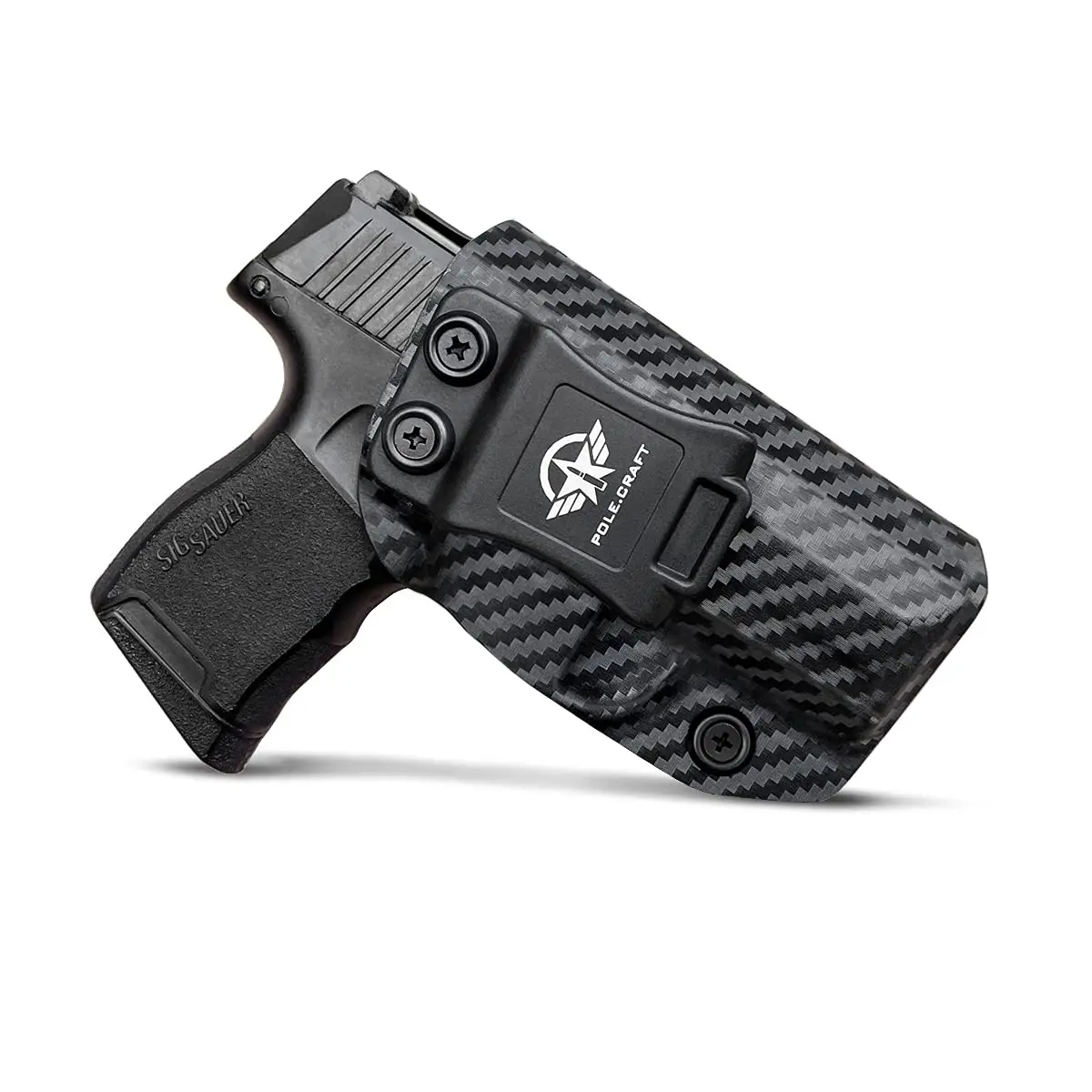 

Sig P365 Holster IWB Kydex Carbon Fiber Custom Fit: Sig Sauer P365 / P365 SAS Pistol - Inside Waistband Concealed Carry
