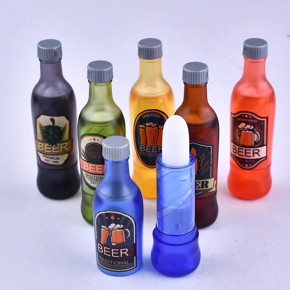 1 шт. бальзам для губ с пивом увлажняющая матовая Мужская помада изменением цвета