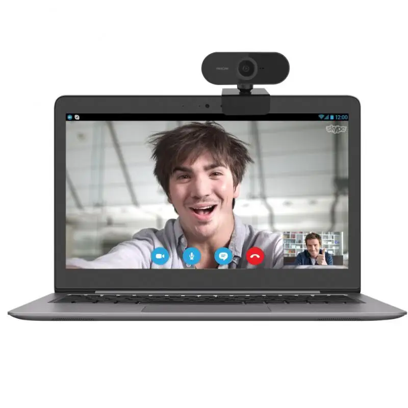 

1080P HD Webcam Microcomputer PC Webcam With Mic Auto-Focus USB Rotatable Mini Camera Used For Live Video Call Conference Work