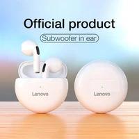 lenovo livepods ht38 tws earphone true wireless 9d stereo headphones with mic for iphone xiaomi sport headset