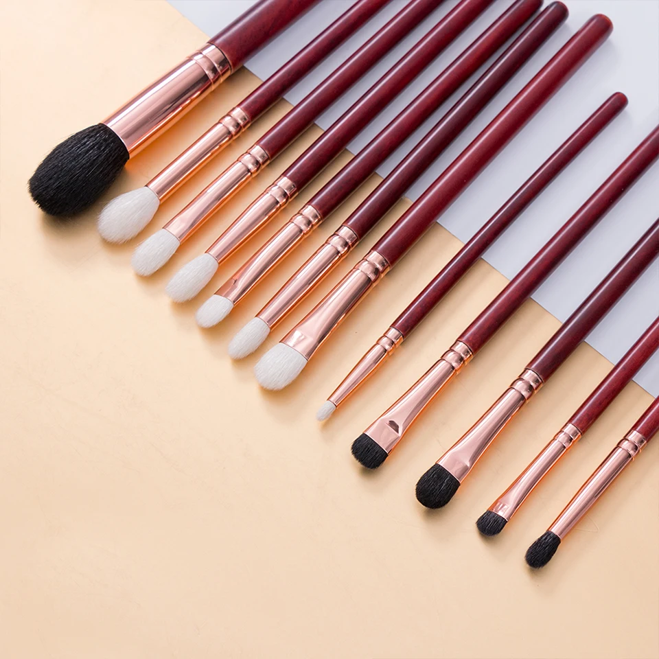 Бейли без логотипа 25 шт. темно-красный набор кистей для макияжа контур пудры