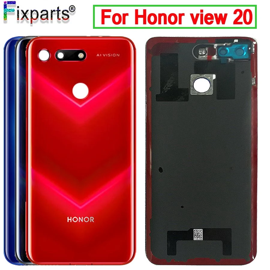 Новинка для huawei Honor View 20, чехол для батареи, задняя крышка, корпус, задний Чехол 6," для Honor V20, чехол для батареи, запасные части