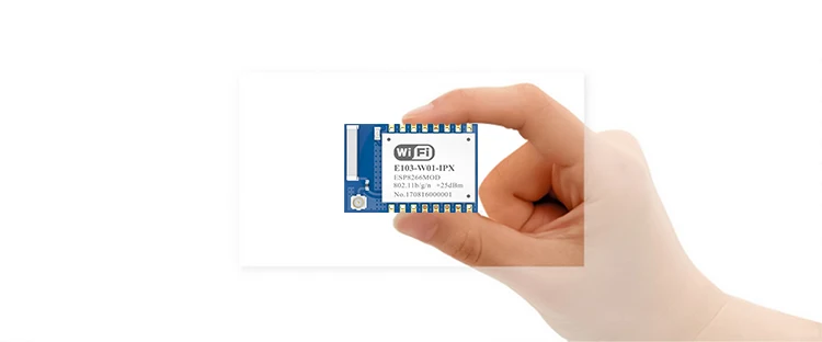 E103-W01-IPX Wifi модуль 2,4 ГГц 100 мВт приемопередатчик ESP8266EX 100 м IPX передатчик интерфейса и приемник