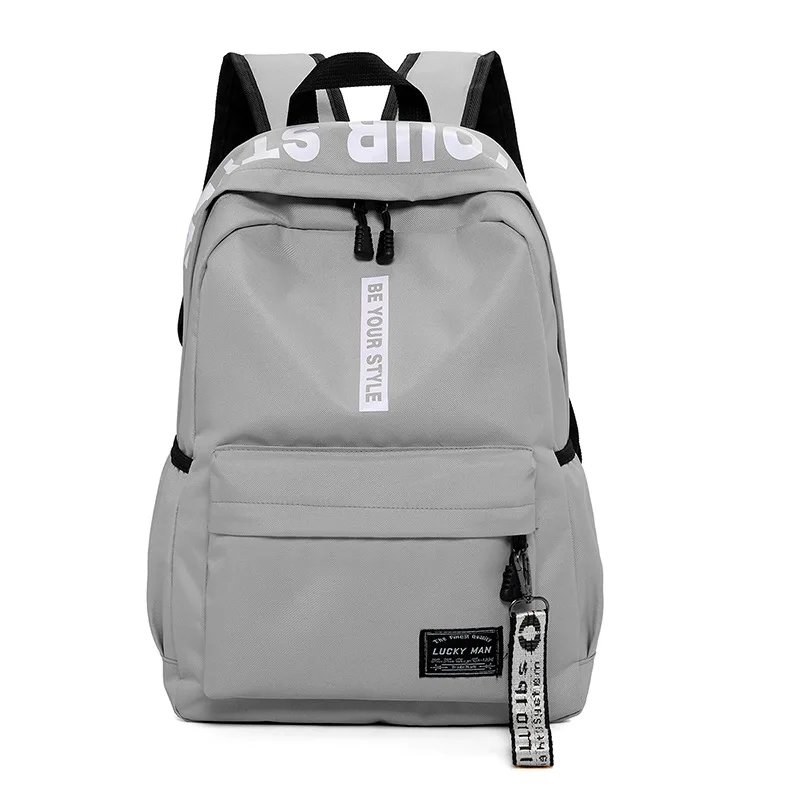 

school bags for teenage girls Student BagPack Black Teens Men Women Backpack Schoolbag Female back pack