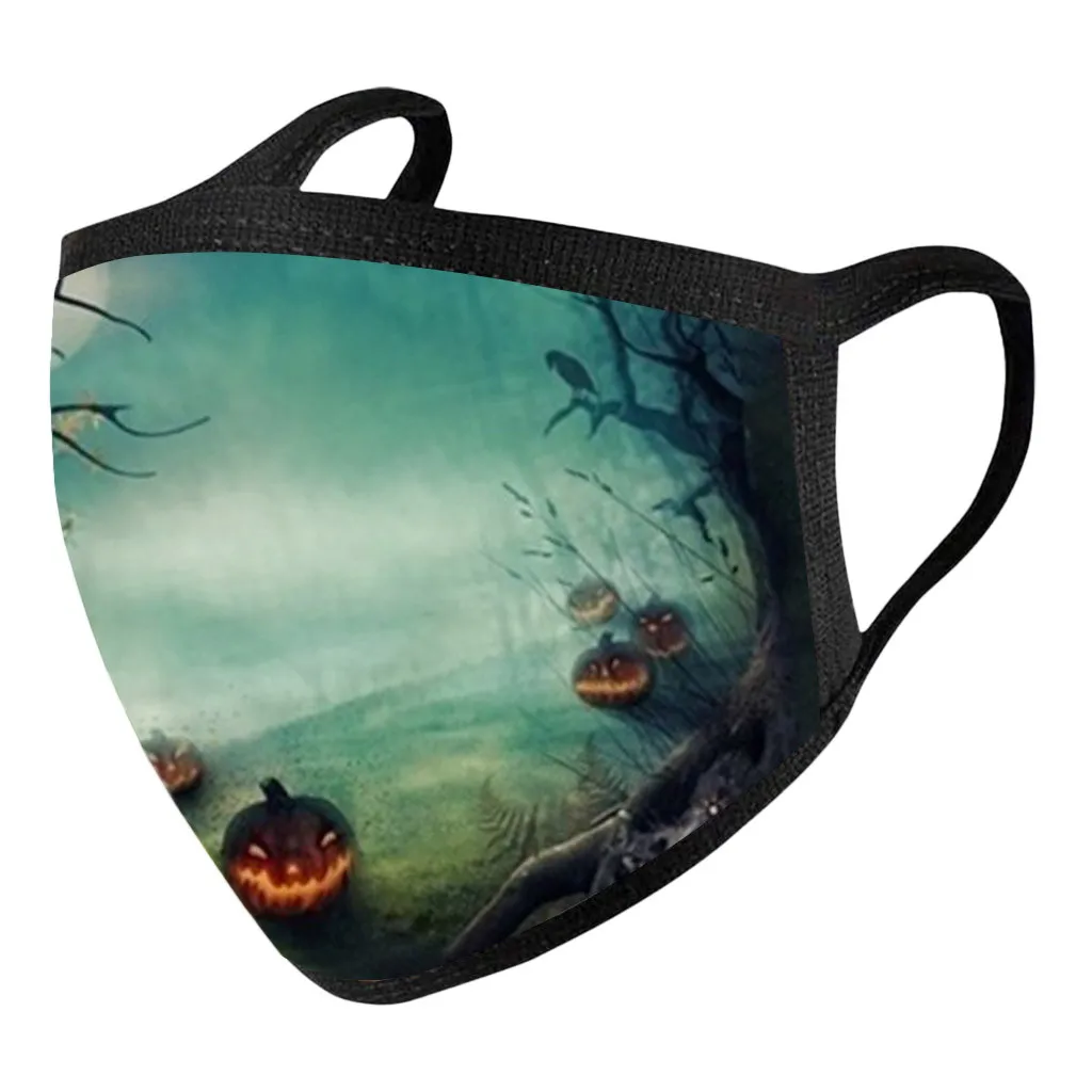 

Adult Halloween Face Mask Warm Washable And Reusable Protection Fackmacks Mouth Covermask Mascarilla